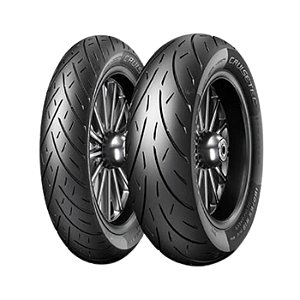 Par Pneu 130/60B19 + 260/40R18 Cruisetec Metzeler Sem Câmara
