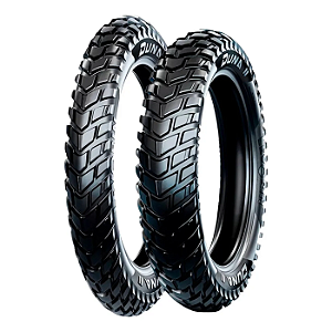 Par Pneu 90/90-19 + 110/90-17 Duna 2 Levorin Sem Câmara