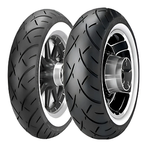 Par Pneus MH90-21 + 170/80B15 Me888 Faixa Branca Metzeler