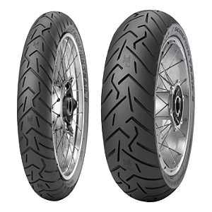 Par Pneu 120/70R19 + 170/60R17 Scorpion Trail 2 Pirelli Sem Câmara