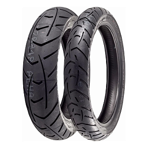 Par Pneu 120/70R19 + 170/60R17 Tourance Next Metzeler Sem Câmara