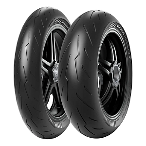 Par Pneu Pirelli 110/70R17 + 140/70R17 Diablo Rosso 4 TL