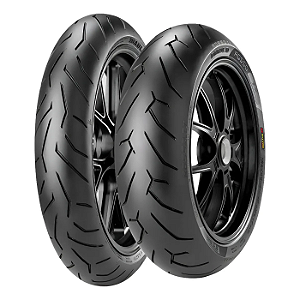 Par Pneu 100/80-17 + 140/60-17 Moto Diablo Rosso 2