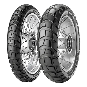 Par Pneu Metzeler 90/90-21 + 150/70-18 Karoo 3 Metzeler