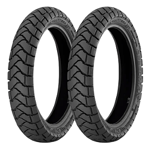 Kit 2 Pneu Moto 90/90-19 + 110/90-17 Speedmax MultiTrax TT