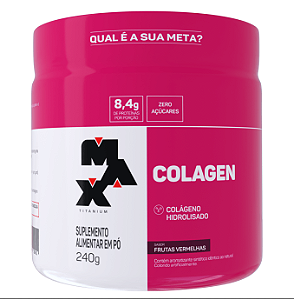 Colagen 240g (Frutas Vermelhas) - Max Titanium