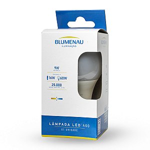 Lâmpada Led Bulbo A60 E-27 9w 810lm Blumenau