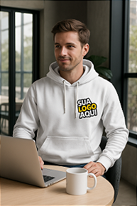 Moletom Canguru Personalizado com Sua Logo | Uniforme Premium Pra Quem Joga o Jogo dos Grandes!