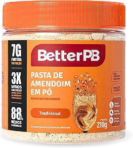 Pasta de Amendoim em Pó 210g - BetterPB