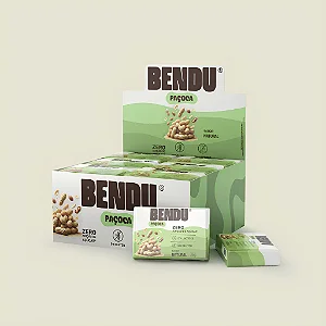 Paçoca Natural - Display c/ 24 Un - Bendu