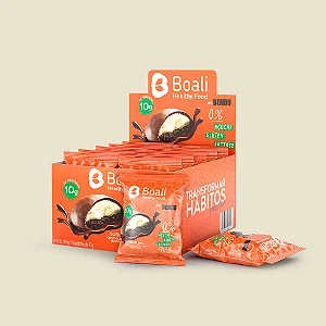 Biscoito Proteico Zero Açúcar Sublime Boali e Bendu - Display com 10 Unidades