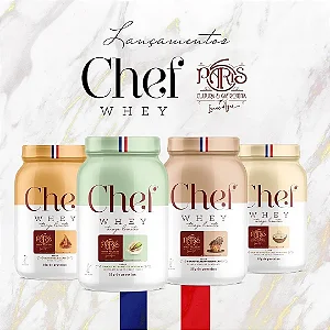 Chef Whey Paris 6 900g Whey Gourmet 29g Proteína Sem Lactose