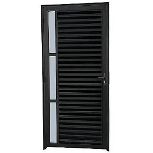 Porta Palheta com Visor em Alumínio Preto – Linha Premium