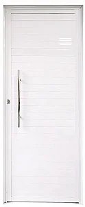 Porta Lambril com Puxador em Alumínio Branco | Linha Premium