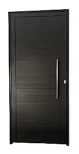 Porta Lambril com Puxador em Alumínio Preto | Linha 25