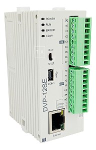 Clp Delta Dvp12se11t 8di / 4do Transistor C/ Ethernet