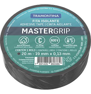 Fita Isolante Classe C 0,13 X 19 Mm Tramontina Preta 20 M