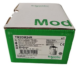 Módulo Schneider Clp 16 Entradas Dig. E 8 Saídas Tm3dm24r