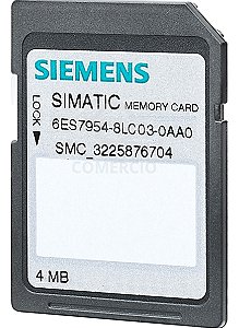 Simatic 6es7954-8lc03-0aa0 Memory Card 4 Mb Siemens Cpu
