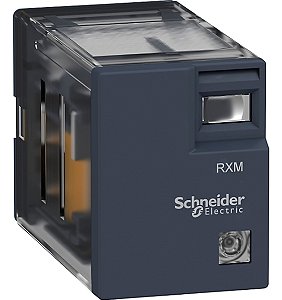 Relé De Interface Schneider Rxm4lb2bd 24vcc 4naf 3a Com Led