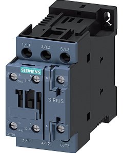 Contator Tripolar 38a 24v 1na+1nf 3rt2028-1fb40 Siemens