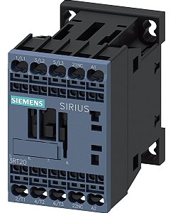 Contator Tripolar Siemens 12a 3rt2017-2ak62 Sirius 110v 1nf