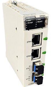 Módulo Schneider Bmxnrp0201 Modicon X80 Conversor De Fibra