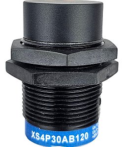 Sensor Indutivo Schneider Xs4p30ab120 12/48vdc M30 15mm