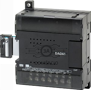 Módulo Cp1w-da041 4 Saídas Analógicas 12 Bits Omron Com Nf