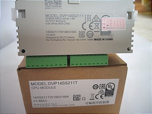 Clp Delta Dvp14ss211t 8ed 6sd (transistor) Rs485 Modbus Novo