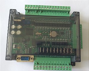 Módulo Controle Industrial Plc Fx3u-24mt 14ed 10sd E6ad 2da