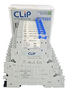 Kit 10 Pçs Interface Clir-slim-prfs24vcc- 6a Base + Relé