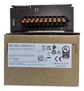 Módulo De Entrada E Saída Analógico As06xa-a | Delta