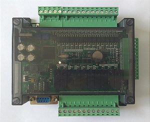 Módulo Controle Industrial Plc Fx3u-24mt 14ed 10sd E6ad 2da