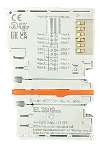 El2809 Módulo Beckhoff 16 Saídas Digitais 24vcc - Novo
