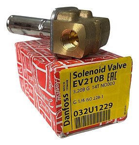 Válvula Solenoide Danfoss Ev210b 032u1229 1/4 10bar