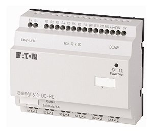 Easy 618-dc-re Expansão 24vdc  12di / 6do Relay Eaton