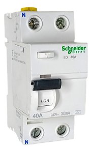 Dr Disjuntor Bipolar Schneider A9r71240 Acti-9 40a