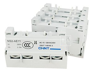 Kit 5 Bloco Contato Frontal Ns2-ae11 Chint 1na+1nf