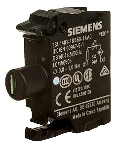 Porta-lâmpada para botão Act com LED 24VCA/DC branco Siemens