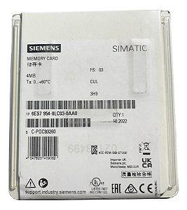 6es7954-8lc03-0aa0 Siemens Simatic S7, Memory Card For S7-1x
