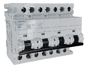 Mini Disjuntor Tetrapolar Siemens 5sp4480-7 Mcb C80 400v