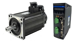 Kit Servo Motor 4nm Com Servo Drive E Conj Cabos Adtech