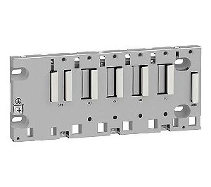 Bmxxbp0400 Schneider Rack M340 4 Slots Placa Ou Trilho Din
