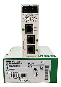 Bmecra31210 Schneider Modicon X80 Eio Drop Adapter Ethernet