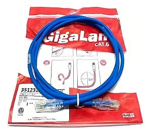 Cabo De Rede Patch Cord Cat6 Furukawa Gigalan 1,5 Metros