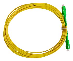Extensão Optica Emenda Modem Provedor 5mt Cordão Óptico Sc/a