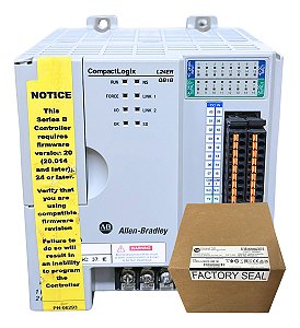 Allen-bradley 1769-l24er-qb1b Cpu 750k Compactlogix Ethernet