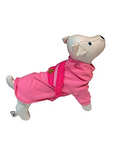 Camisa com Pochete para Cadelas Rosa Pink