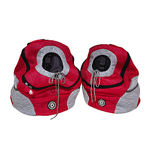 Mochila Pet Rosa Para Transporte de Cachorros e Gatos